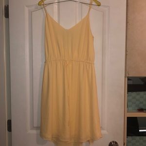 Light yellow babydoll dress